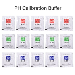 3/6/15pcs PH 4.00 6.86 9.18 Solution Calibration Buffer Powder Accuracy 0.01PH For PH Tester Meter Digital Measurement