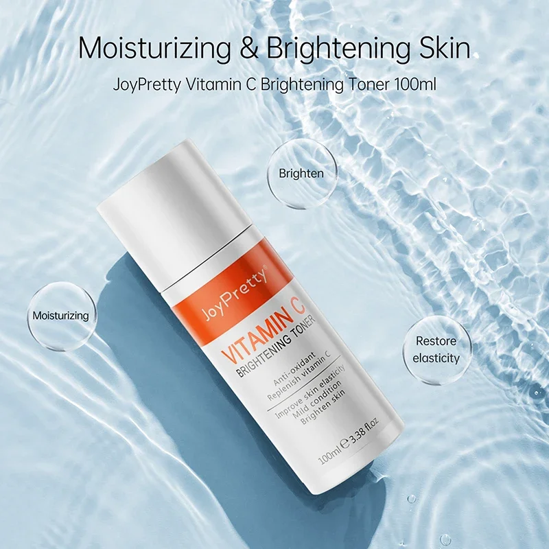 JoyPretty Vitamin C Face Toner Hyaluronic Acid Moisturizing Hydrating Refreshing Facial Water Skin Care Beauty Health Cosmetics