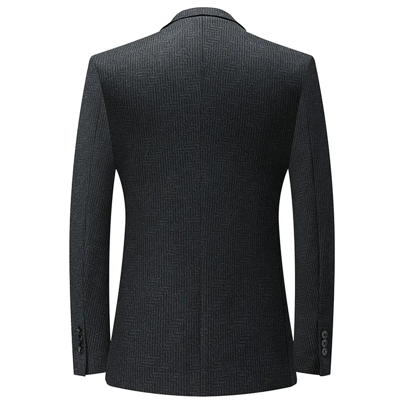 Blazer's New Men's Fashion Business Banquet, Trendy Wedding, Versatile for Hosting, Slimming and Casual Korean Version Blazer