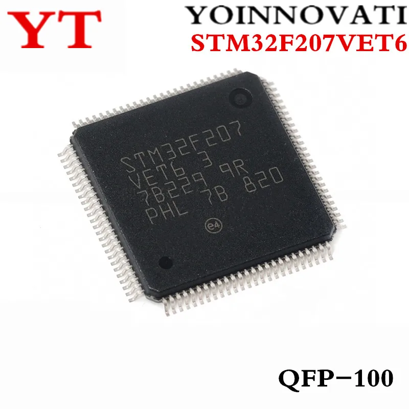 

5 шт. STM32F207VET6 STM32F207 VET6 QFP-100 IC