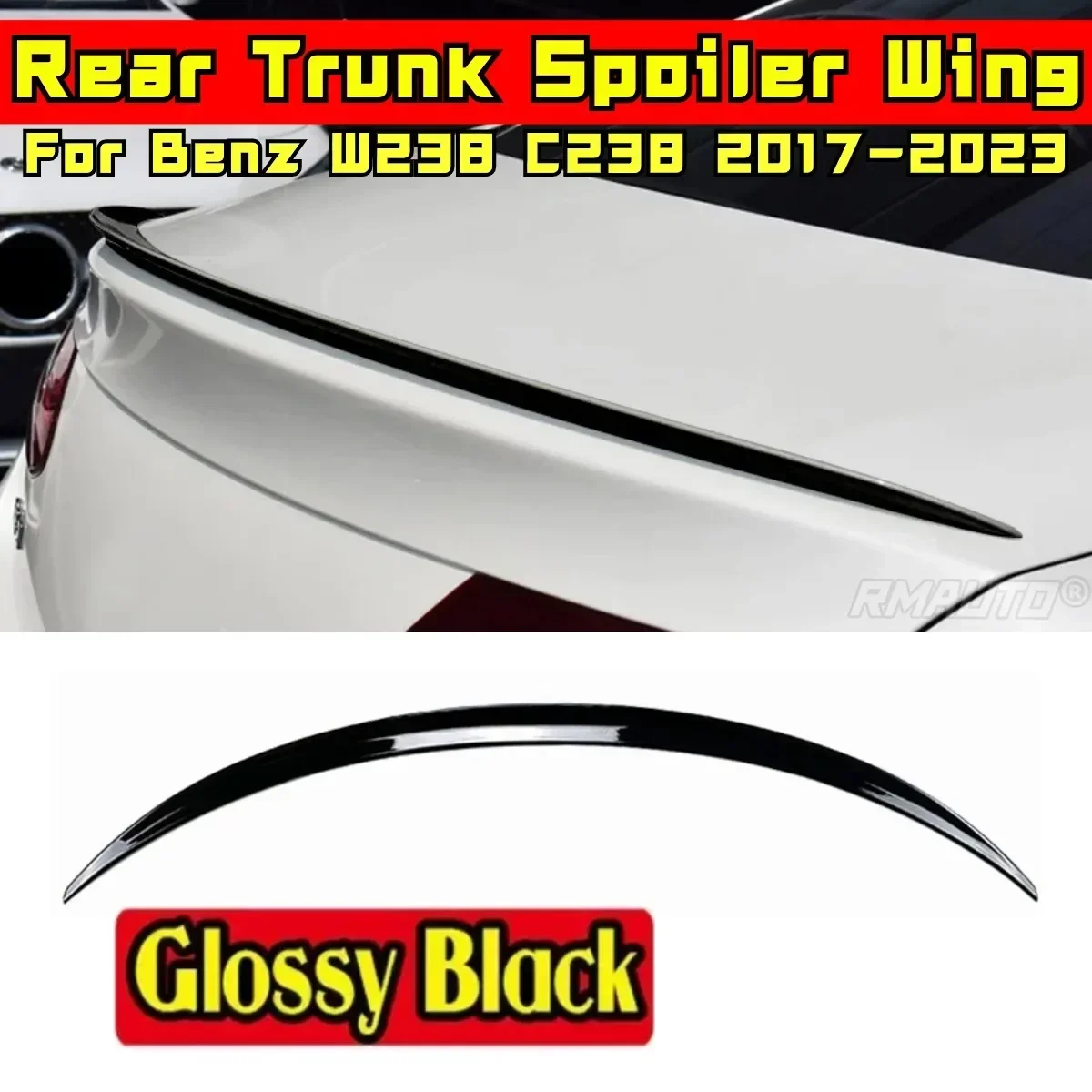 For Mercedes Benz E Class Coupe C238 W238 E200 E300 E400 E450 2017-2023 Rear Wing Body Kit Car Rear Trunk Spoiler Exterior Part