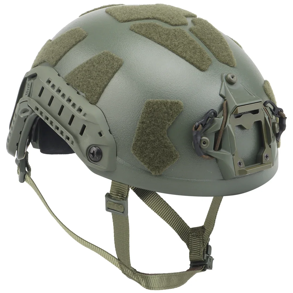 Wosport FAST SF Super High Cut Helmet Full Protective Rail Mount Velcro Night Vision Mount Ventilated Liner for Airsoft Tactical