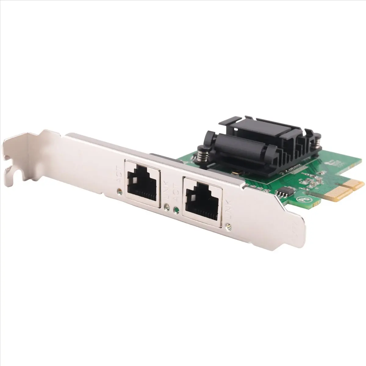 5X 2-портовая гигабитная сетевая карта PCIe, 1000M, двухпортовый адаптер Ethernet PCI Express с 82571EB LAN N