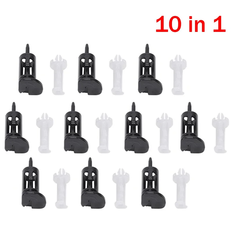 ALIM-10Pcs Plastic Mounting Clip For  4 Way CPU Coolers CPU Heatsink Cooler Fan Spare Parts