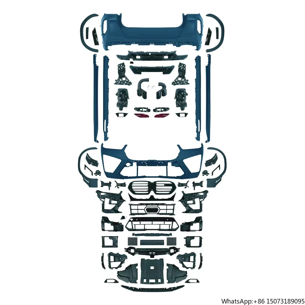 

Новые передний и задний бамперы для X6 G06 (2023-2025), красные, пластиковые, с неразрушающей установкой