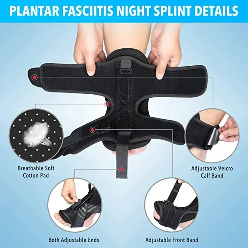 Compression Foot Drop Orthosis Varus Orthosis Plantar Fascia Rehabilitation Fixed Foot Rest Socks Bunion Corrector Feet Care