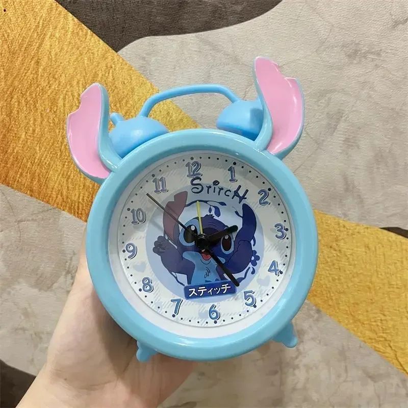 

Lilo and Stitch Children's Alarm Clock Creative Kawaii Anime Accessories Desktop Clock Student Wake Up Personalized Desk Clock