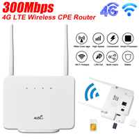 4G LTE WiFi 6 Mobile Hotspot Router Support 10 Users with SIM Card Slot Wireless Router Portable 4G WiFi Hotspot for Home Travel
