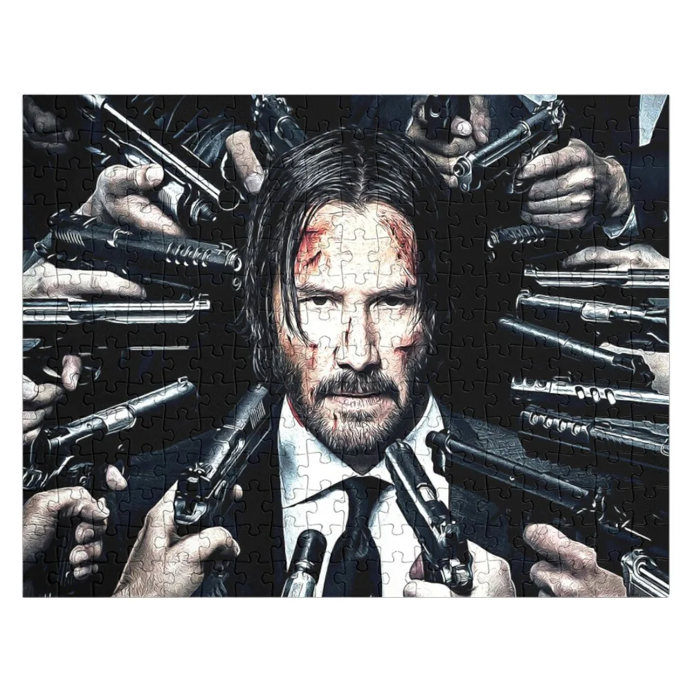 

John Wick Jigsaw Puzzle Wooden Puzzle Wooden Jigsaw Puzzles Custom Name Wood Puzzle