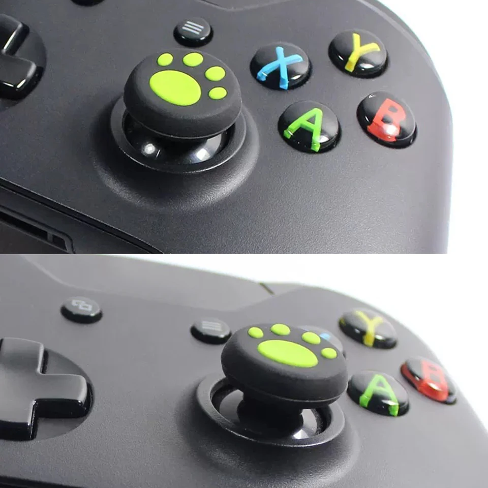 Cat Paw Joystick Thumb Grip Covers for Xbox Controllers