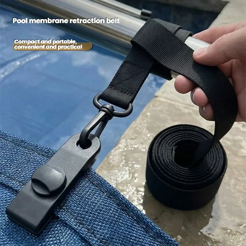 Outdoor Camping Tent Tarp Wind Rope Windproof Fixing Clips Cover Grip Tarpaulin Clamp Fastener for Awning Canopy Pool Cover Film