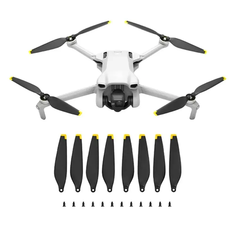 DT23 For DJI Mini 3 Pro Propeller 6030F Blade Props Light Weight Wing Drone Accessories Gold for Edge Black