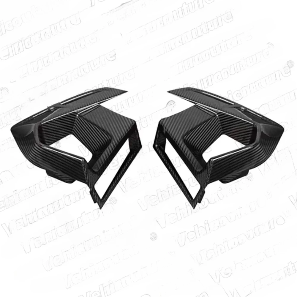 

For BMW X3M F97 LCI Dry Carbon Fiber SQ Style Front Air Intake Bumper Lip For BMW X3M F97 LCI 2022 -UP X3M F97 Front Air Intake