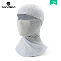 ROCKBROS Ice Silk Summer Cycling Mask - Sunscreen Face Cover & Bandana for Men & Women, Breathable for Motorcycle & Fishing