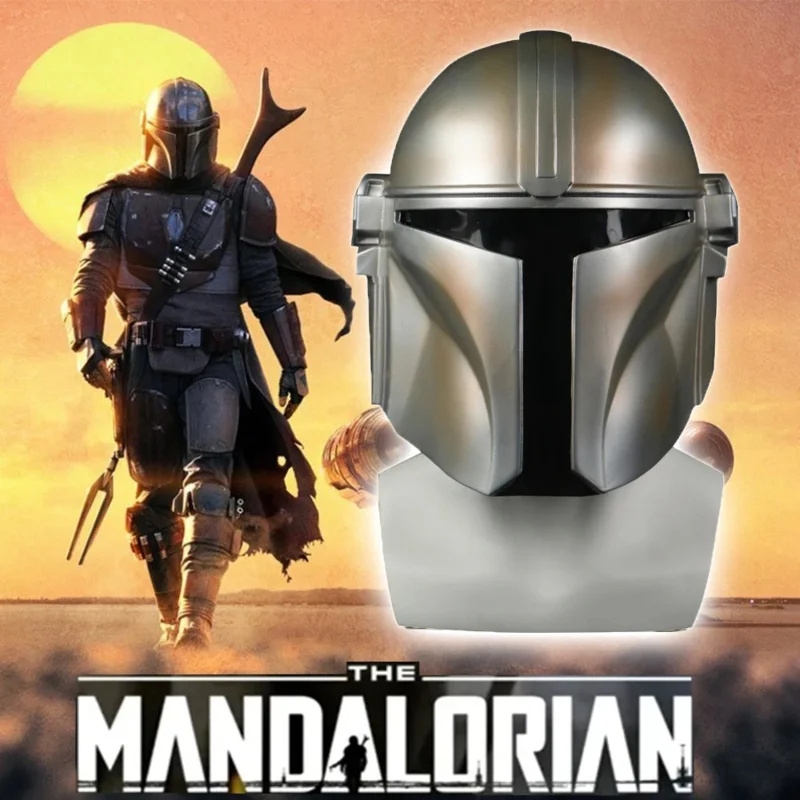 s Helmet The Mandalorian Cosplay Mask Soldier Warrior PVC Helmet Darth Vader Stormtrooper Prop