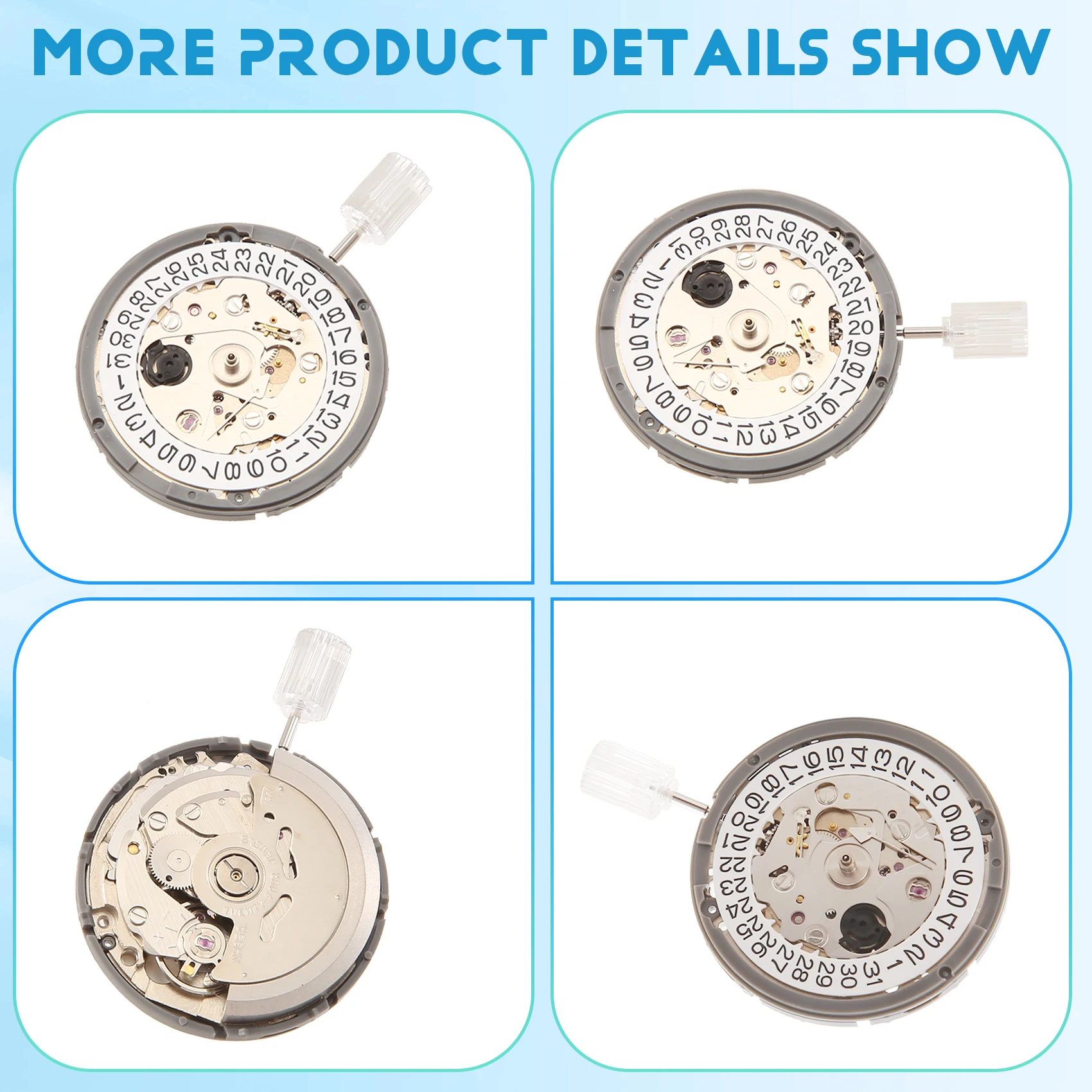 A32HOT-NH35 NH35A Movement High Accuracy Mechanical Watch Movement Date At 3 Datewheel 24 Jewels Automatic Self-Winding
