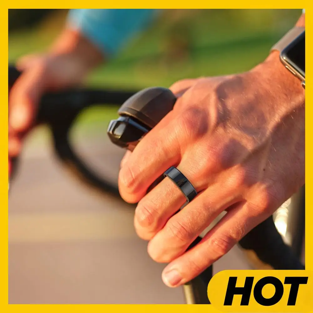 

R02 Smart Ring Heart Rate Tracker 5.0 Bluetooth-Compatible IP68 & 5ATM Waterproof Multi-sport Modes Wearable for Android for IOS