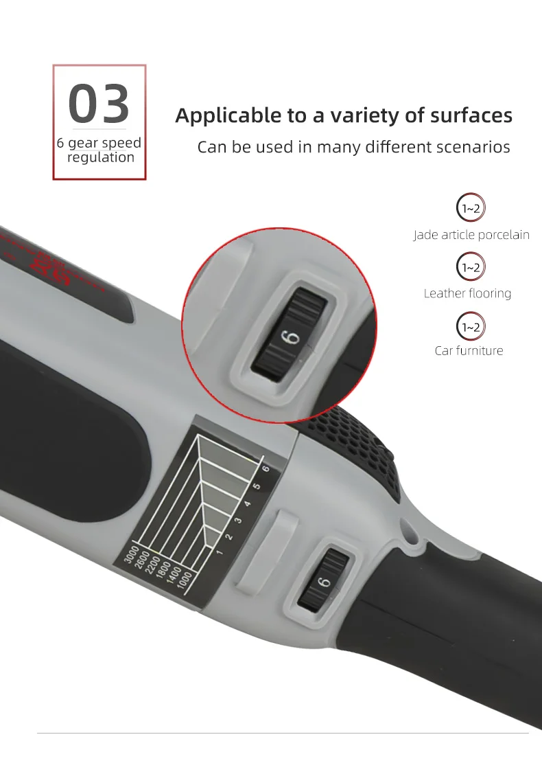 Advanced Variable Speed Electric Car Polisher - High-Quality for Auto Paint Care