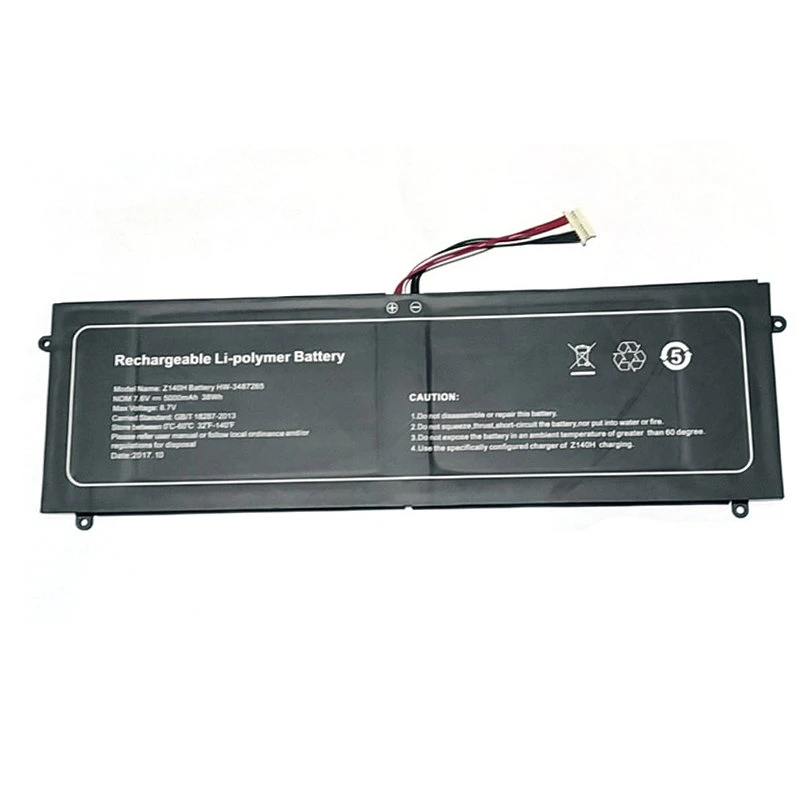 

STONERING Origunal Z140H Battery HW-3487265 5000mAh Battery with 8 Lines for for Zed Air-14inch HD Laptop