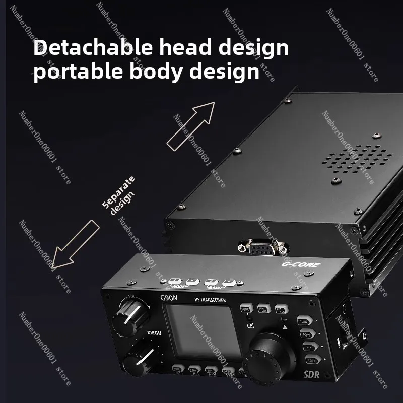 G90N SDR Portable Backpack 10W Shortwave Radio with Built-in Antenna and Detachable Panel Compatible with G90S view 5