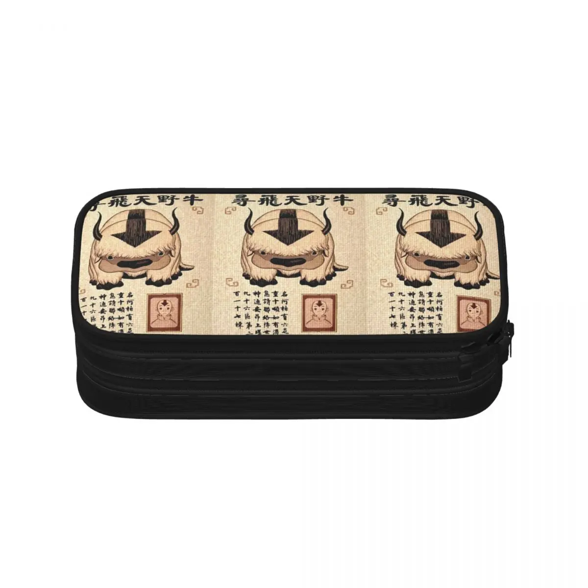 Avatar The Last Airbender Lost Appa Estojos de Lápis de Grande Capacidade, Caixa de Caneta para Meninos e Meninas, Bolsas para Estudantes