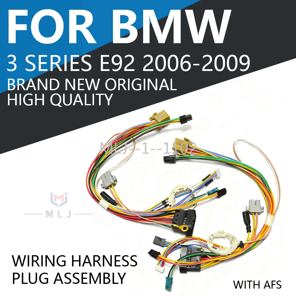

Новый для BMW 2006-2009 3Series E92 E93 325I 330I жгут проводов фар внутренний жгут проводов фар жгут проводов с AFS