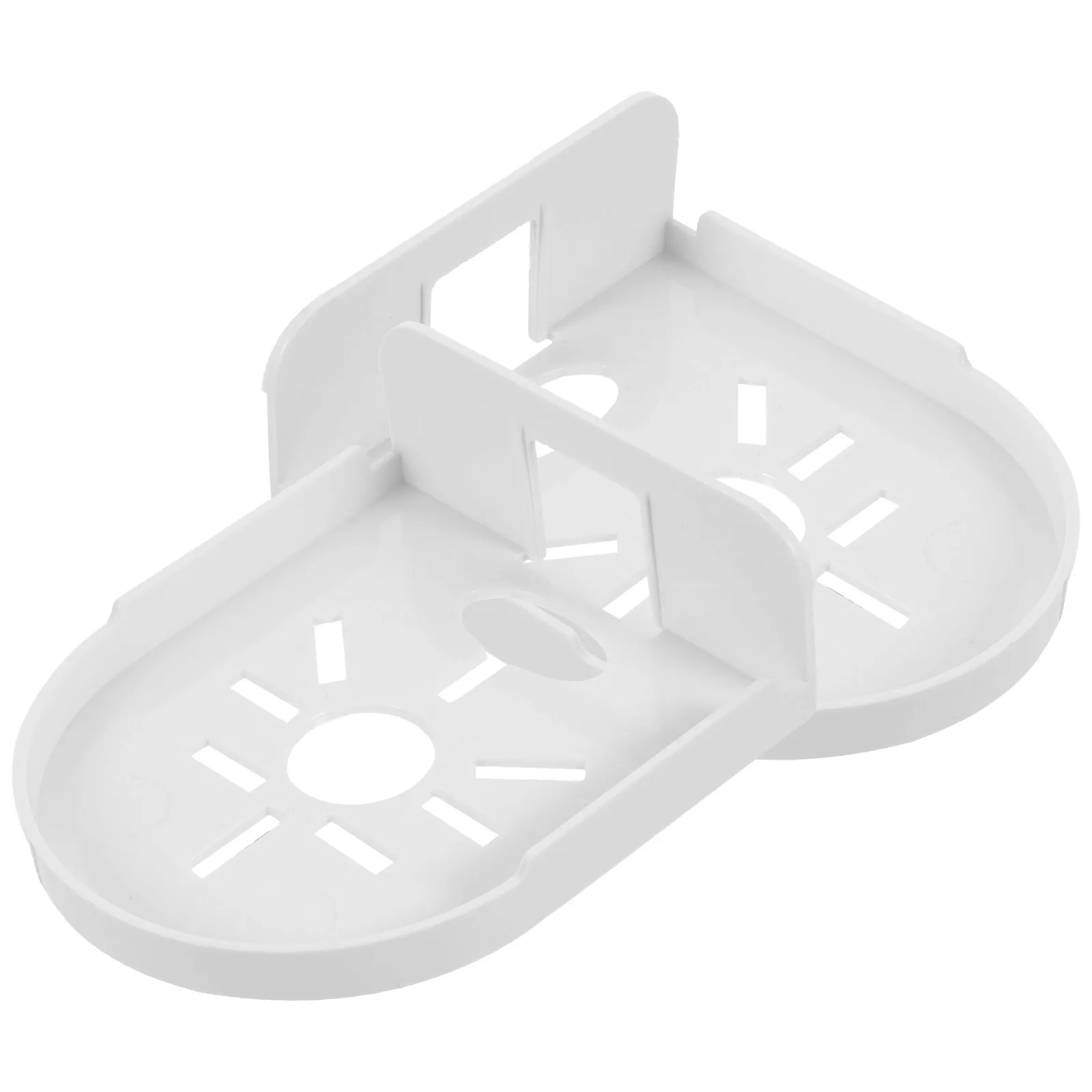

2 Pcs Floating Shelves Braces Small Wall Mounted Shelf White Bracket for Security Cameras