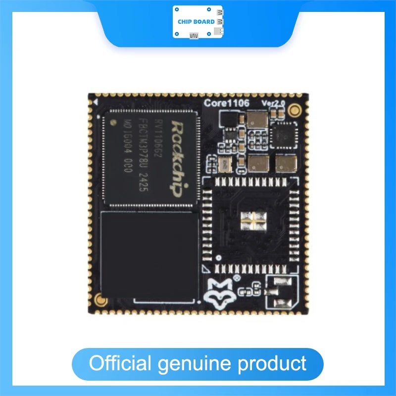 Luckfox Core1106 Core Board Rockchip RV1106 ARM Cortex-A7 RISC-V NPU ISP 8GB eMMC 256MB SPI NAND