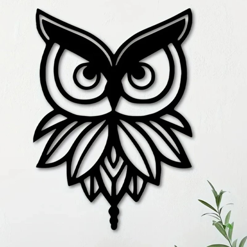 Hello young Luxus Eule Wand dekoration-moderne Metall Wandbehang Kunst für Geburtstags feiern, Eisen Handwerk Raum dekoration Wohnkultur