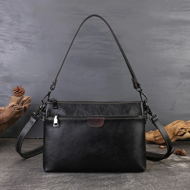 

Женские сумки-мессенджеры Nesitu высокого качества из натуральной кожи винтажного коричневого, красного, черного и кофейного цветов для iPad, телефона, кошелька m3771