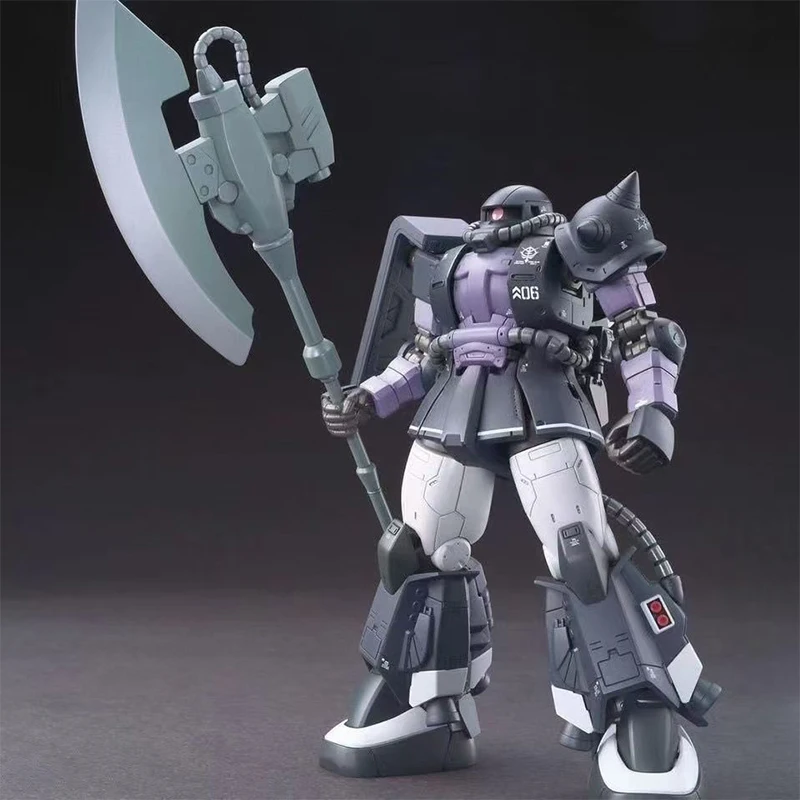 Em estoque hg 1/144 MS-06Ck zaku metade canhão modelo de montagem de alta qualidade figura de ação modelo presente brinquedo coleção para crianças