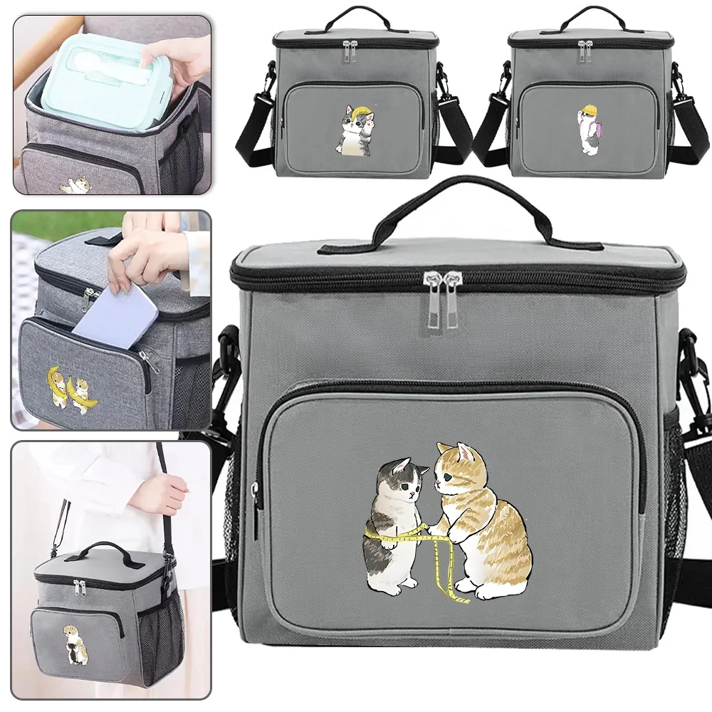 Cooler Box Outdoor Travel Handbag Everyday Use Handheld Storage Bags Single‑shoulder Lunch Bag Portable Lunch Bag