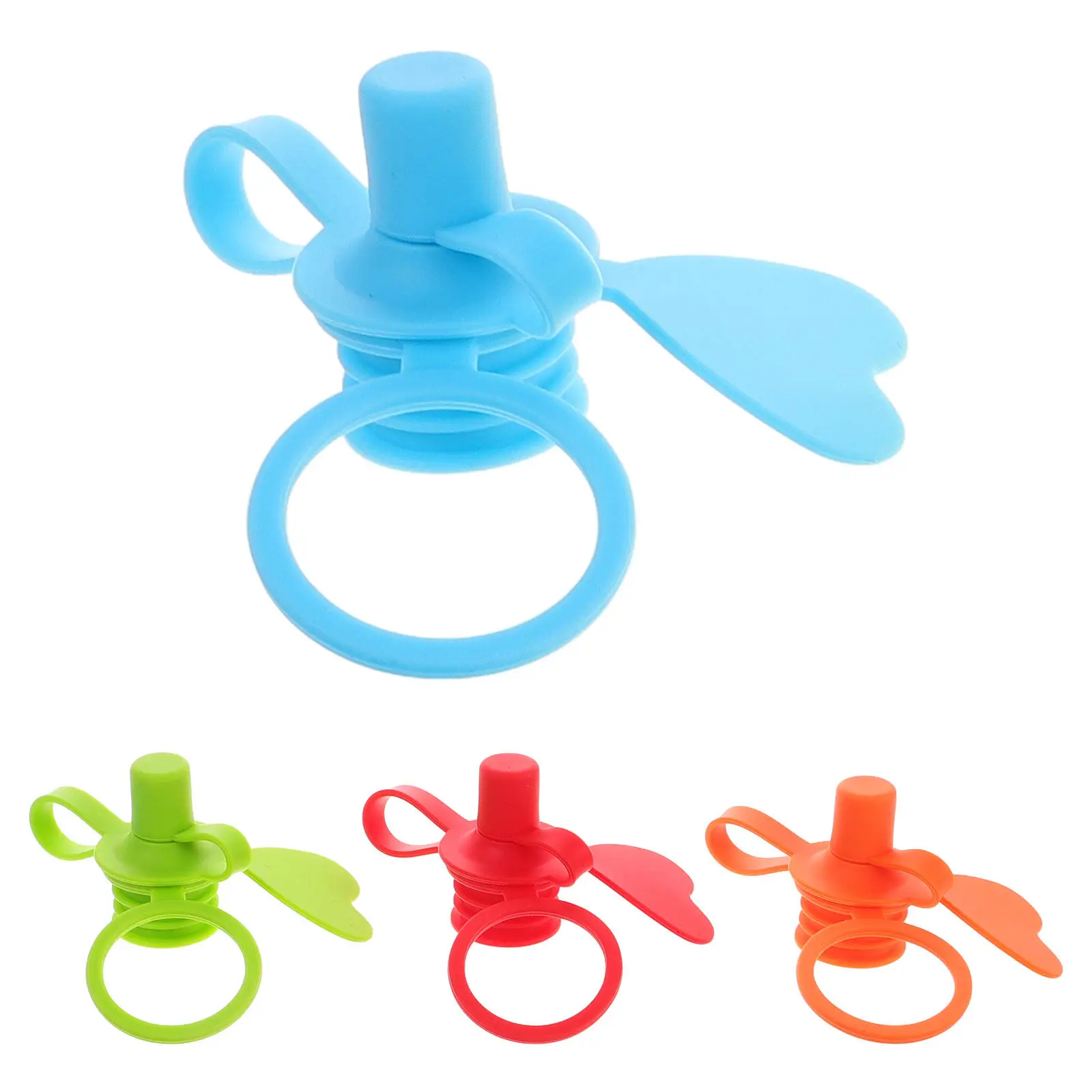 

4pcs Silicone Bottle Top Spout For Baby Water Bottles No Spill Sippy Cap Replacement Kids Toddlers Infant Feeding Caps Universal
