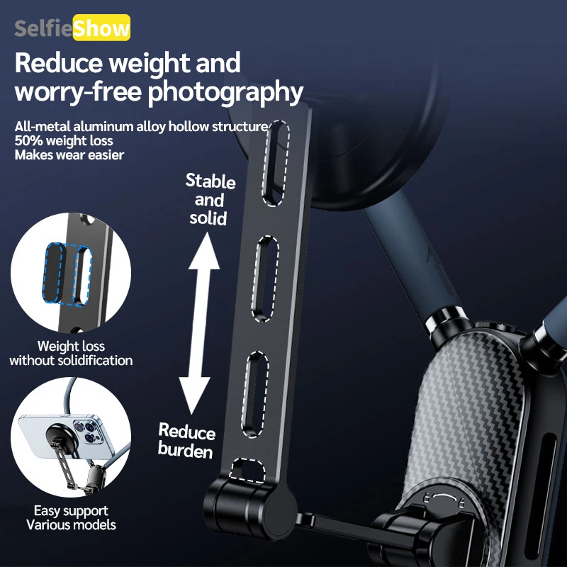 SCS-NH003 Supporto per cellulare magnetico con montaggio al collo Supporto per telefono sospeso Staffa sospesa per iPhone HUAWEI XIAOMI Accessori per telefono