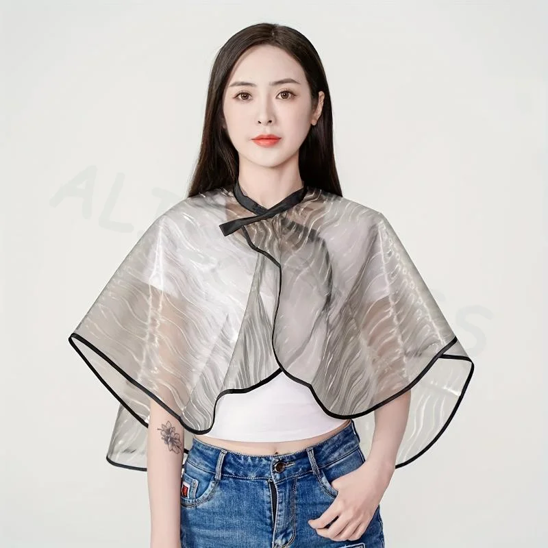 Barbershop Hairdressing Cape Waterproof Hair Coloring Wraps For Hair Color Shampoo Hair Dye Cloth Haircut Cloak Tools