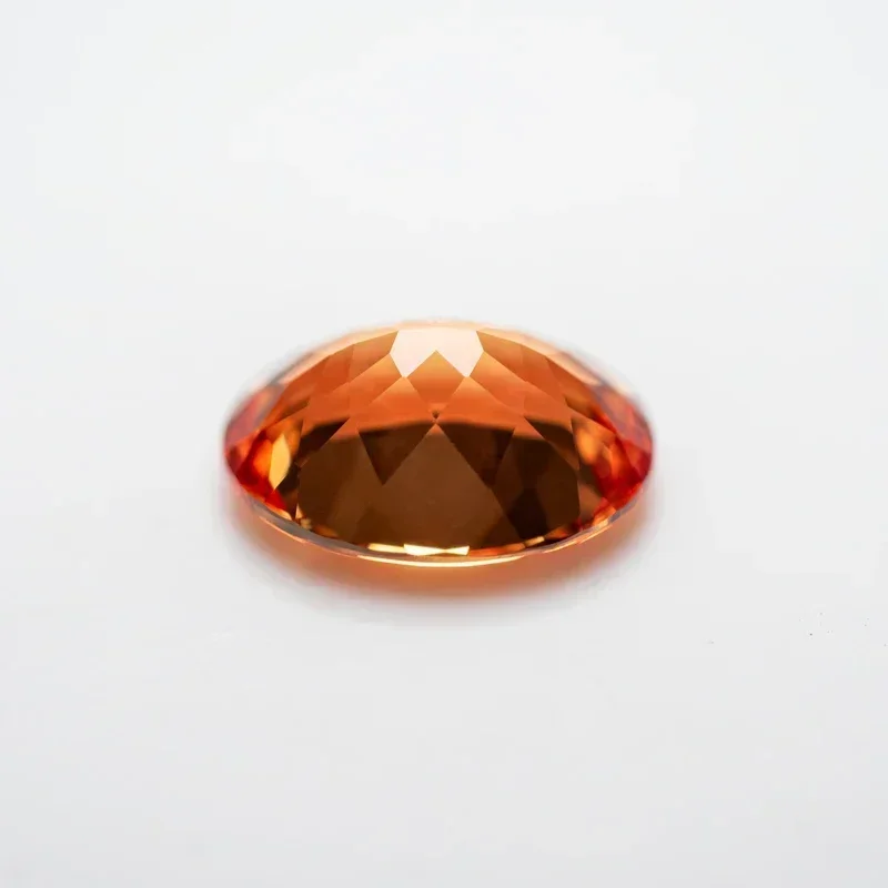 

NEW Lab Grown Sapphire Orange Color Oval Shape Charms Gemstones Beads for Diy Jewelry Making Material Selectable AGL Certifica