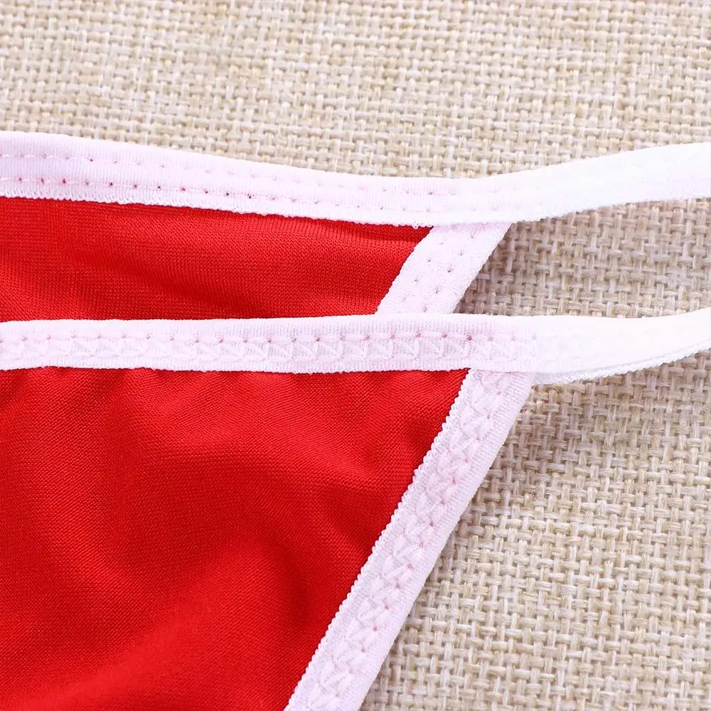 Bikini sencillo de Color sólido para mujer, traje de baño con tirantes y cuello Halter, conjuntos de Bikini, traje de baño