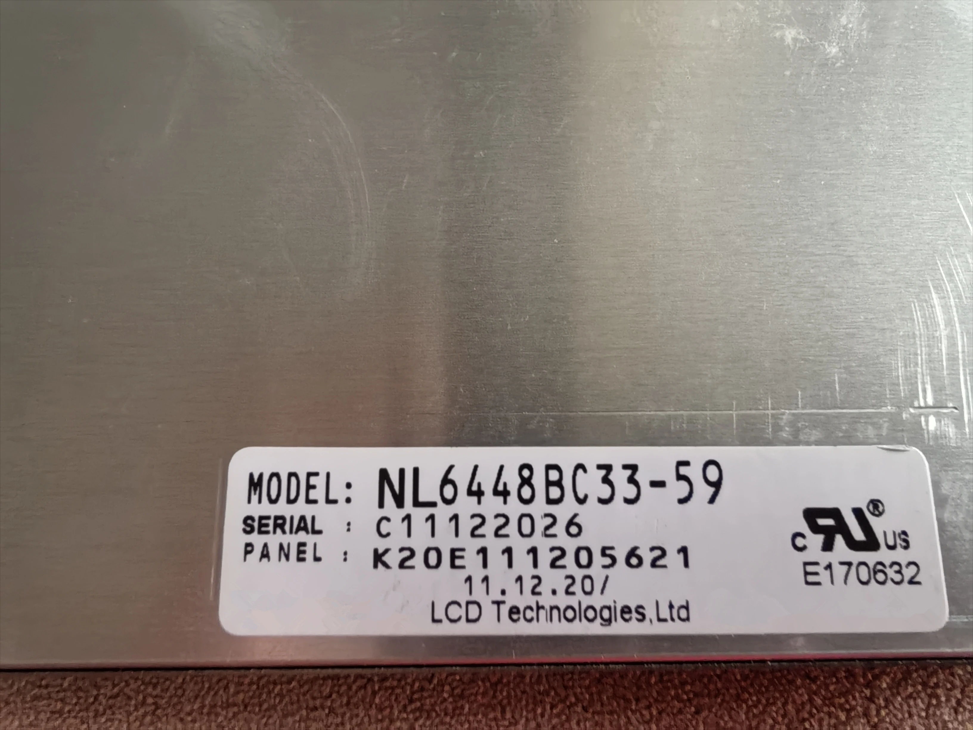 NL6448BC33-59 Original 10.4-inch screen in stock NL6448BC33-46 NL6448BC33-53 NL6448BC33-54