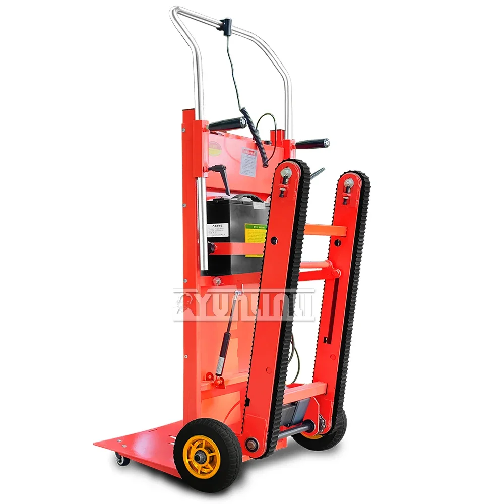 400kg 1.2kW Electric Stair Climbing Car Hand trolley Stair Climber Climbing Cart Flat Truck Stair Climbing Machine