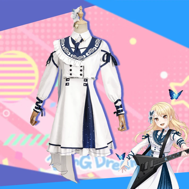 

Костюм для косплея Torako Kiryu BangDr Morfonica Haruka Mi, полный комплект, длинный свеч Dr для детей 4, аниме Gng Cons