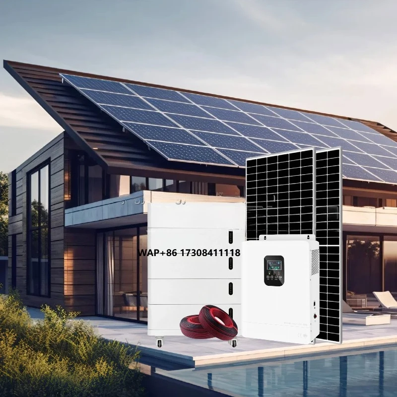Hybrid Off-Grid Solar Energy Storage System 5KW to 30KW All-in-One Solar Panel Power Home Full Set with MPPT Controller
