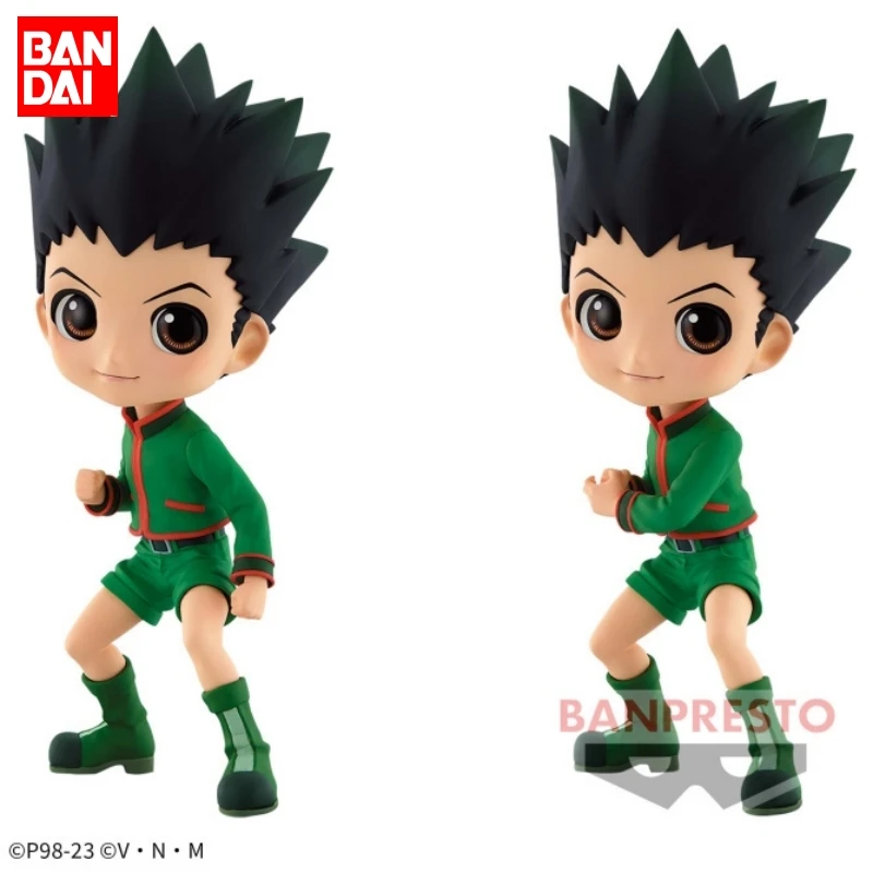 

Bandai Genuine HUNTER×HUNTER Anime Figure 13Cm Qposket Gon Freecss Action Figure Toys For Kids Gift Collectible Model Ornaments