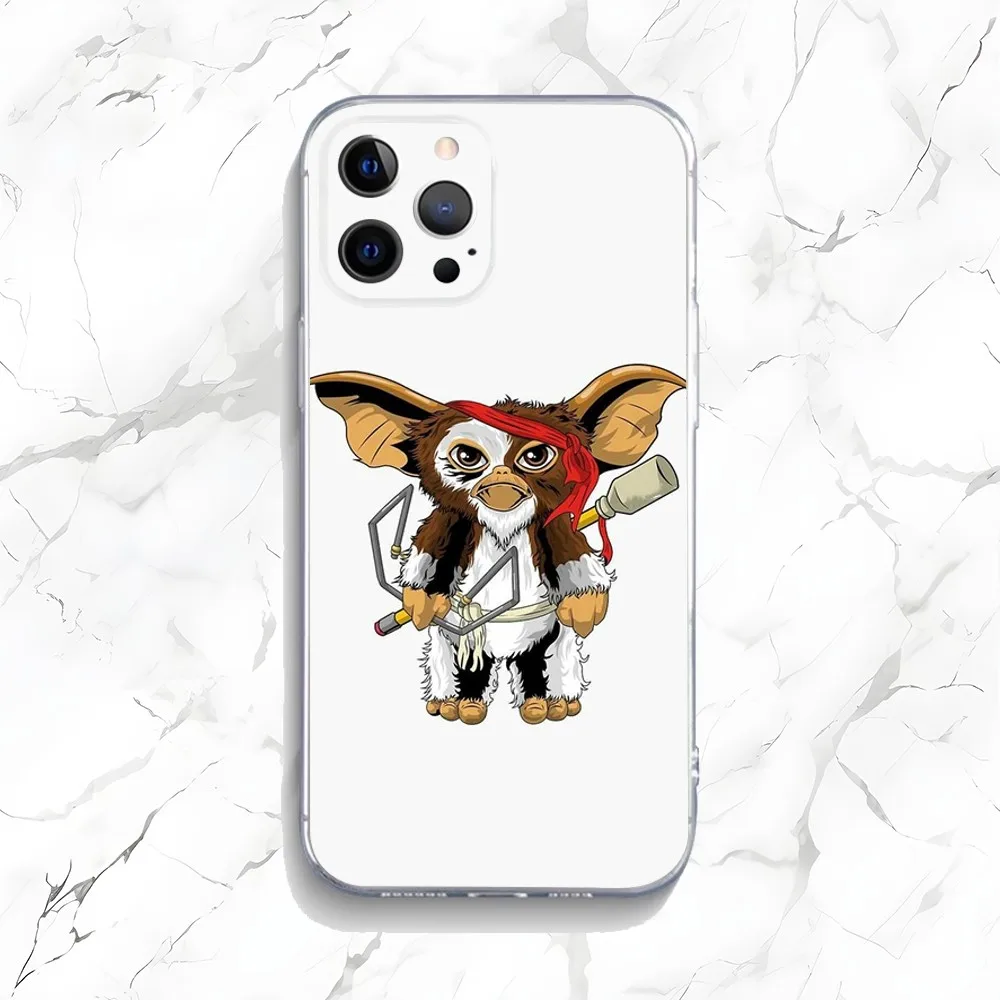 G-Gremlins Gizmo Phone Case For iPhone 15,14,13,12,11 Plus,Pro,Max,XR,XS,X,7,8 Plus,SE,Mini Transparent Silicone Soft