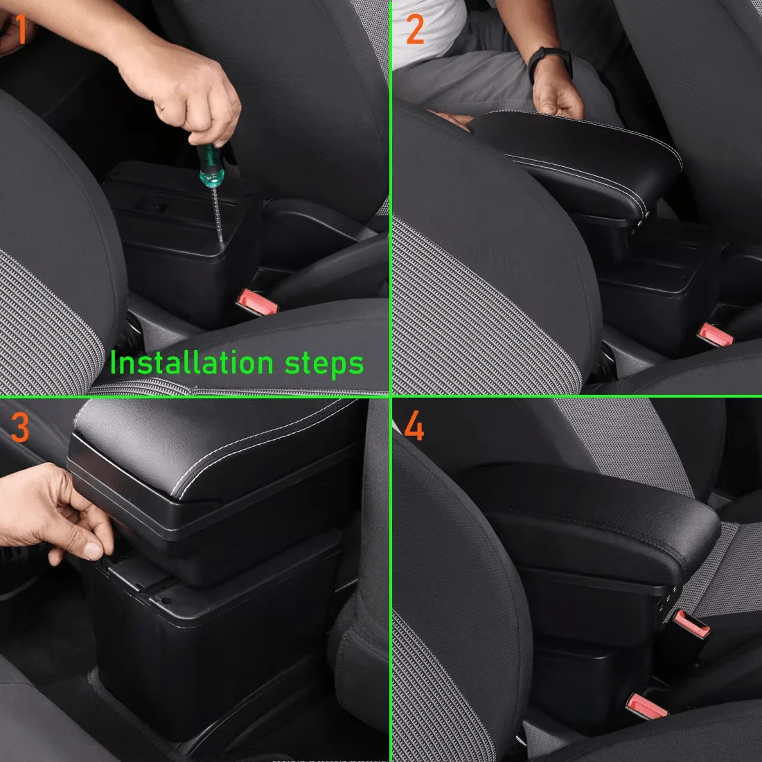 For MINI Cooper Armrest Box for MINI Cooper R50 R52 R53 R56 R57 R58 F55 F56 F57 Countryman R60 F60 Armrest Box