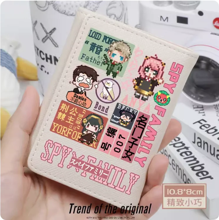 

Anime Spy Family Yor Forger Anya Forger Fashion Wallet PU Purse Card Coin Hasp Money Bag Cosplay Gift B216