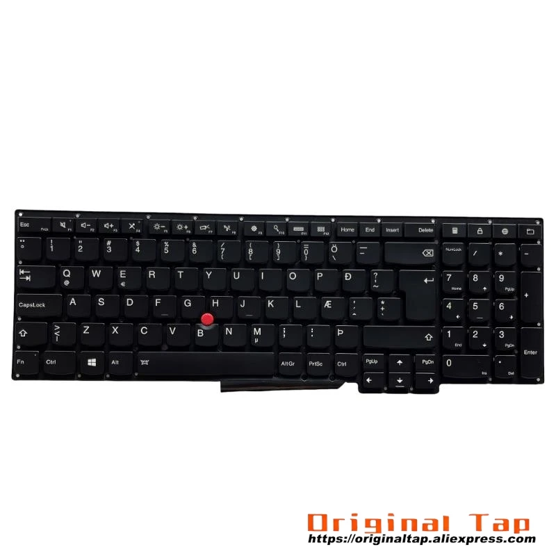 IS Icelandic Backlit Keyboard for Lenovo Thinkpad S5 S531 S540 0C44818