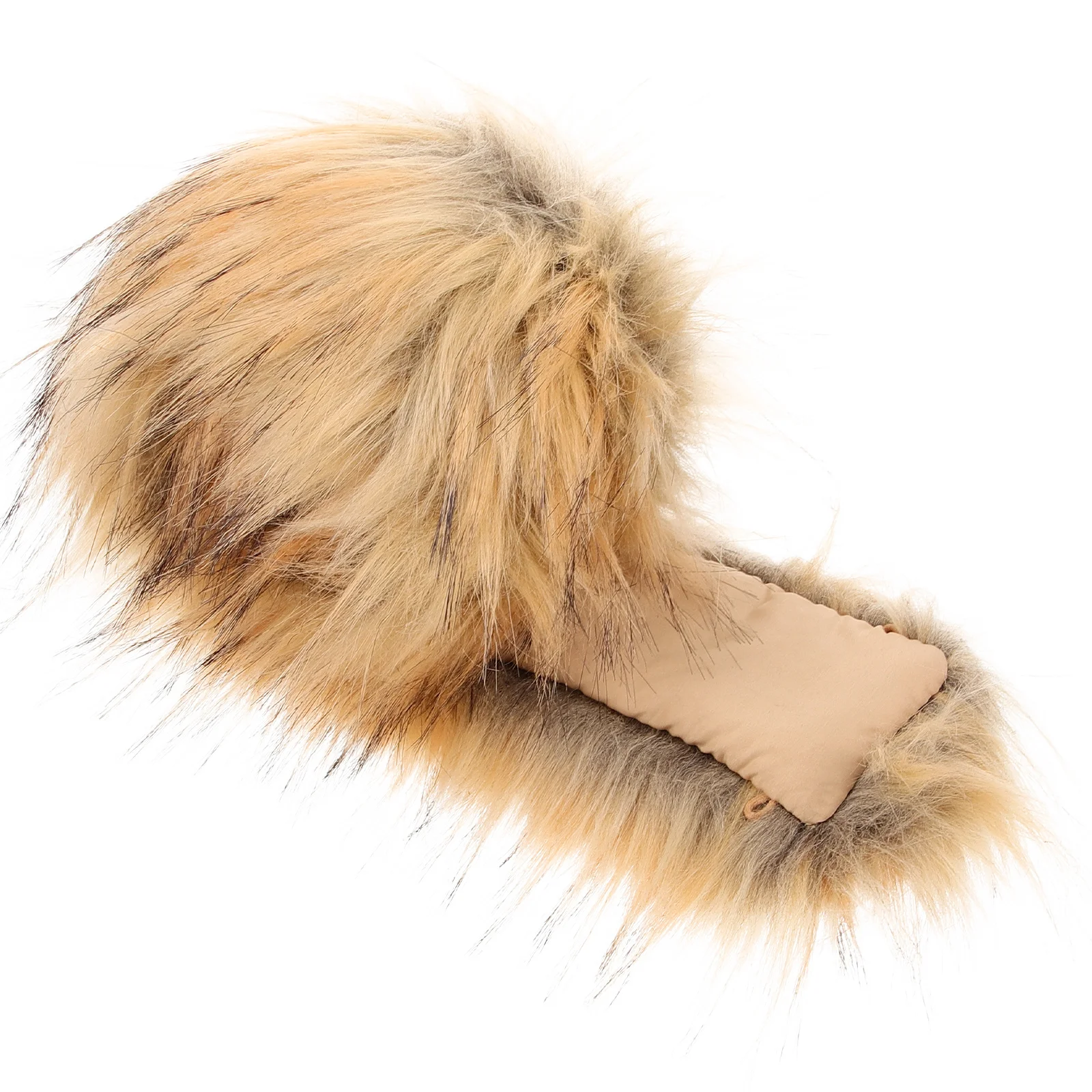 غطاء محرك السيارة الصناعي لسترة أسفل معطف الشتاء لينة انفصال طوق دافئ سميكة بطانة شال طوق التبعي #2