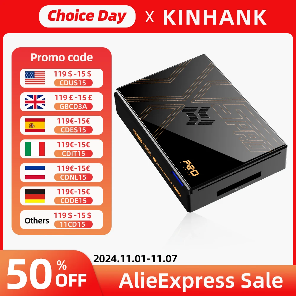 

Kinhank Super Console X5 PRO Ретро игровая консоль Plug and Play 4T с 16000 играми для PS2/WII/SS/DC/N64 Android 12 TV Box