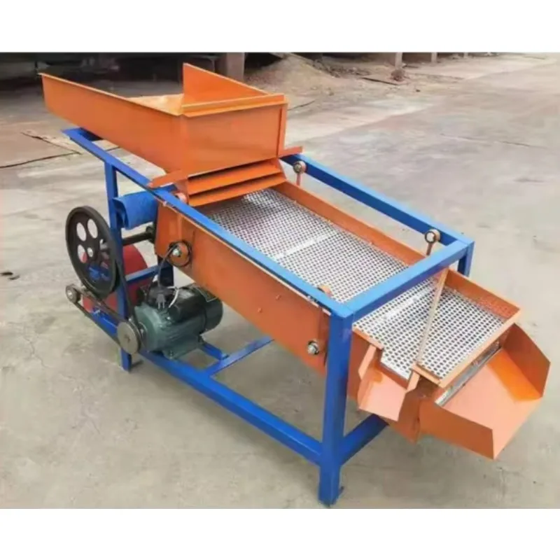 多機能穀物種子振動選別機、粒状粉末リニア振動スクリーン、ゴマ、コショウ選別スクリーン