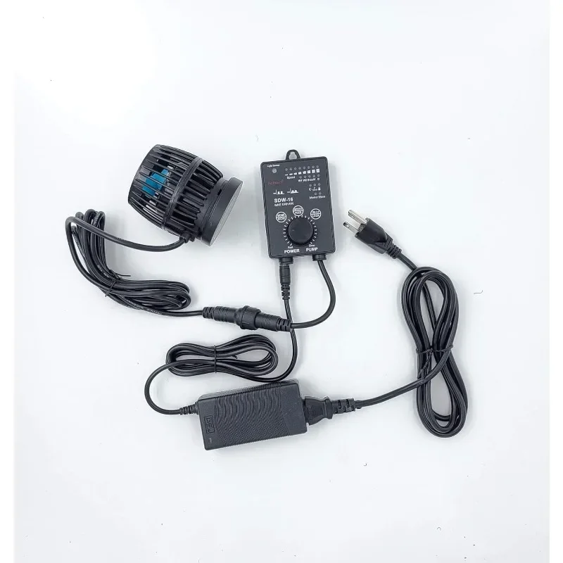 

SDW Wave Maker Flow Pump with Controller for Marine Reef Aquarium (SDW-16, 4226GPH) Black,FREE SHIPPING